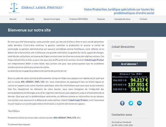 Cobalt Legis Protect une protection juridique spécialisée
