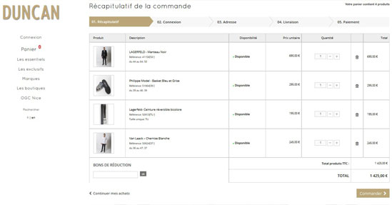 Une enseigne niçoise, de qualité et mode