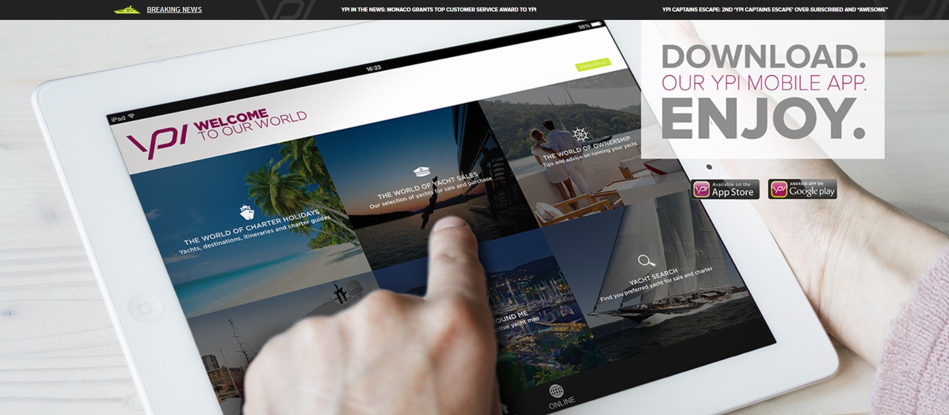 Un prestigieux site internet de yachting et de nautisme